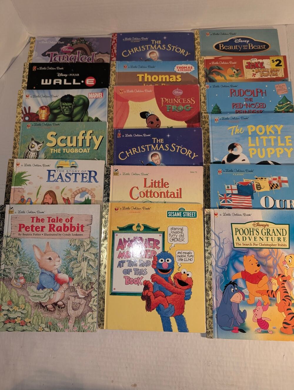 18 Little Golden Books 70's - 2000 Children's Books